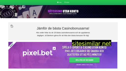 casinoutanverifiering.se alternative sites