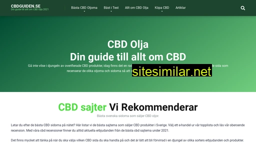 cbdguiden.se alternative sites
