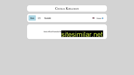 Ceciliakjellman similar sites