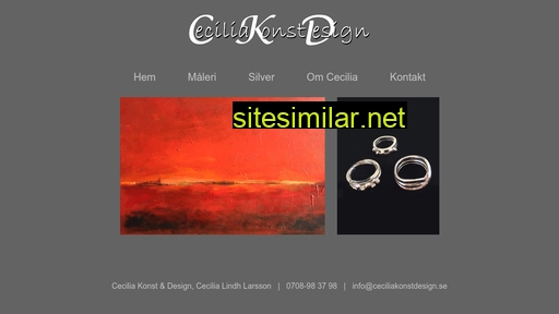 Ceciliakonstdesign similar sites
