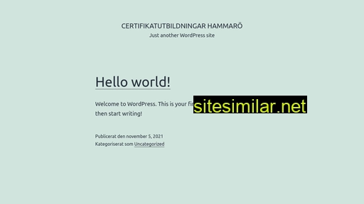 certifikatutbildningar.se alternative sites