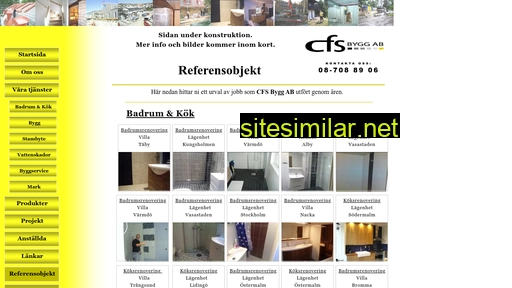 Cfsbygg-referensobjekt similar sites