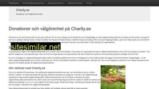 Charity similar sites