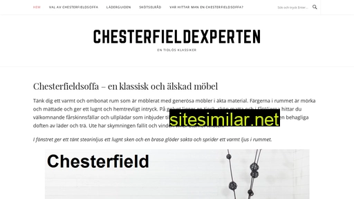 chesterfieldexperten.se alternative sites