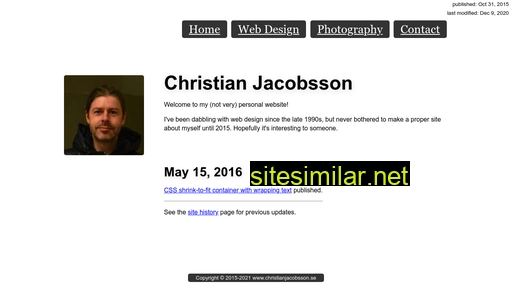 Christianjacobsson similar sites
