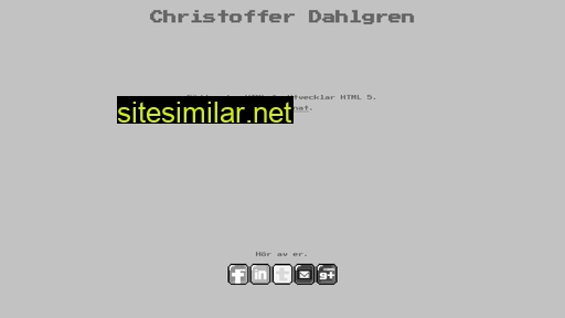Christofferdahlgren similar sites