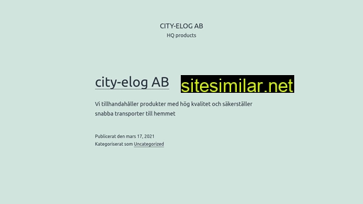 cityelog.se alternative sites