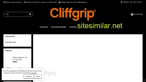 cliffgrip.se alternative sites