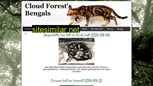 Cloudforestsbengals similar sites