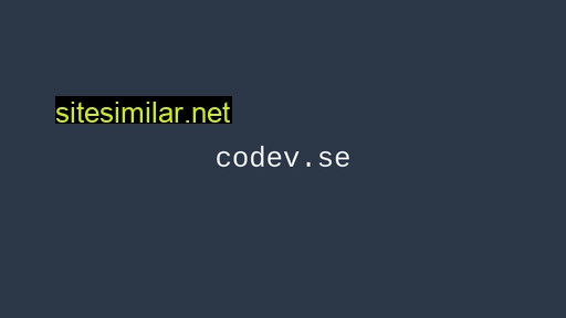 codev.se alternative sites