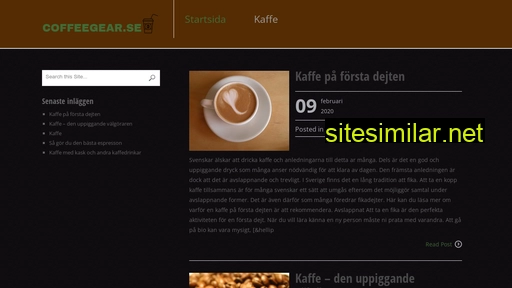 coffeegear.se alternative sites