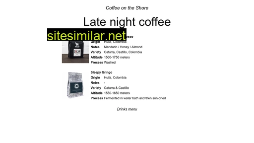 Coffeeontheshore similar sites