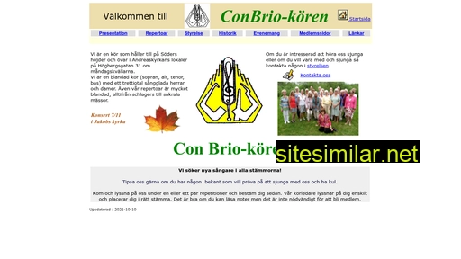 conbriokoren.se alternative sites