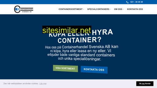 containerhandel.se alternative sites