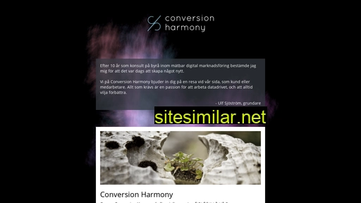 conversionharmony.se alternative sites