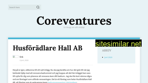 coreventures.se alternative sites