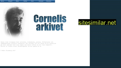 cornelisarkivet.se alternative sites
