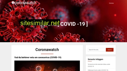 coronawatch.se alternative sites