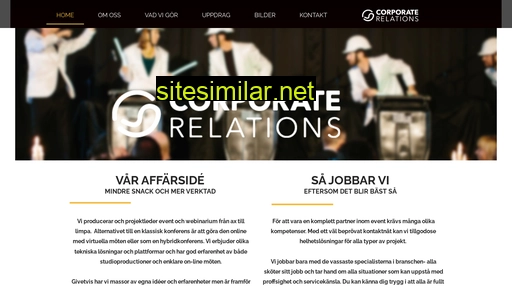 corporaterelations.se alternative sites