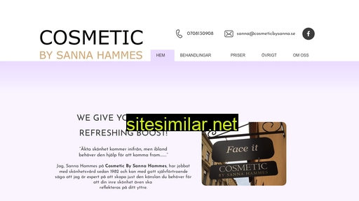 cosmeticbysanna.se alternative sites