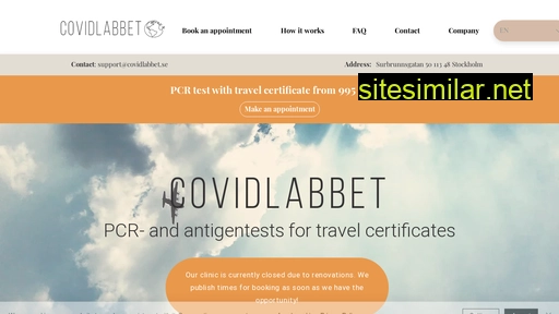 covidlabbet.se alternative sites