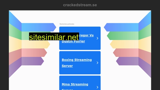 crackedstream.se alternative sites