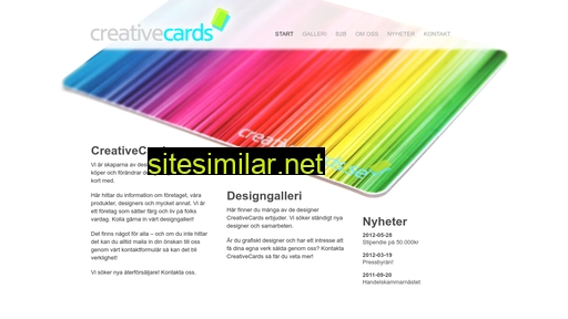 creativecards.se alternative sites
