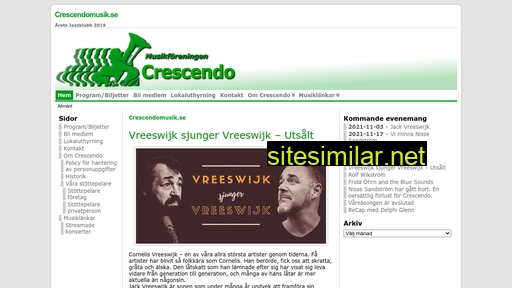crescendomusik.se alternative sites