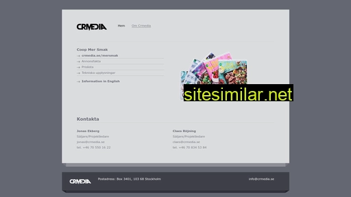 crmedia.se alternative sites