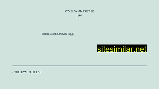 cykelgymnasiet.se alternative sites