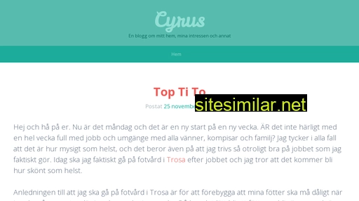 cyrus.se alternative sites