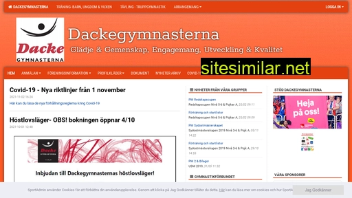 dackegymnasterna.se alternative sites