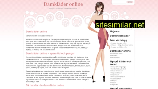 damkladeronline.se alternative sites