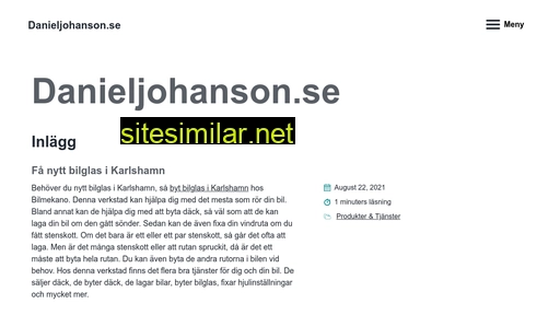 Danieljohanson similar sites