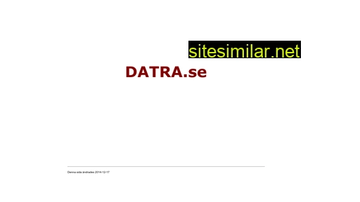 datra.se alternative sites