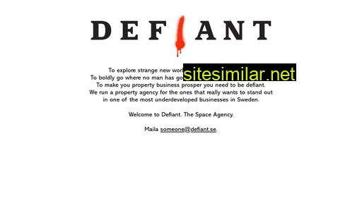 defiant.se alternative sites