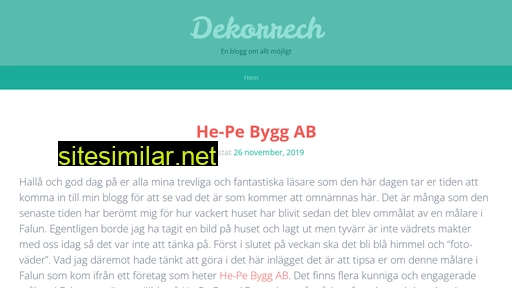 dekorrech.se alternative sites