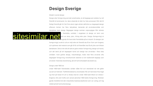 designsverige.se alternative sites