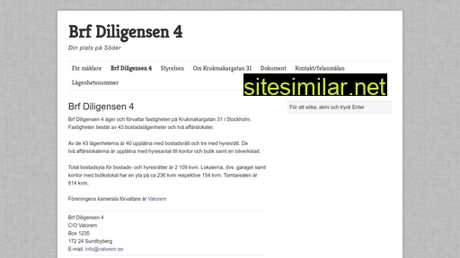 diligensen4.se alternative sites