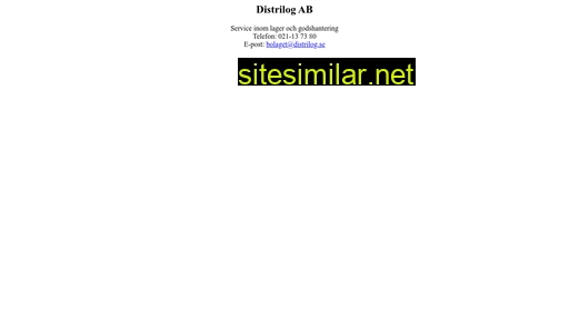 distrilog.se alternative sites
