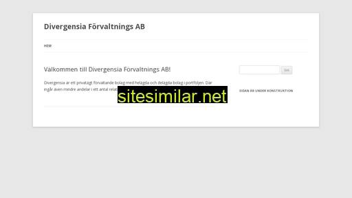 divergensia.se alternative sites