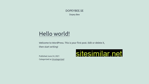dopeybee.se alternative sites