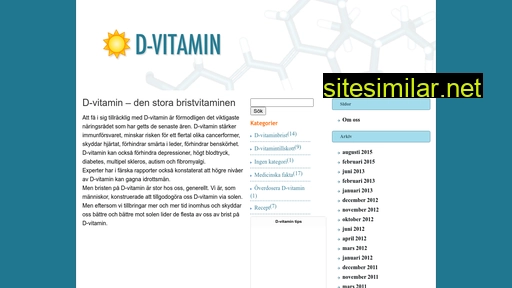 d-vitamin.se alternative sites