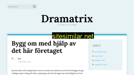dramatrix.se alternative sites