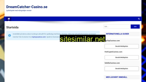 dreamcatcher-casino.se alternative sites