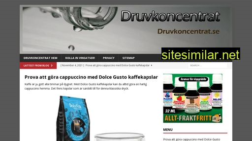 druvkoncentrat.se alternative sites