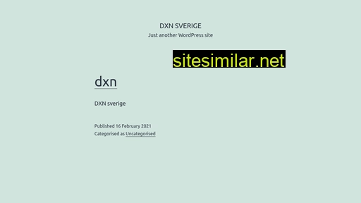 dxn.se alternative sites