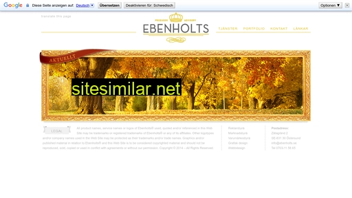 ebenholts.se alternative sites