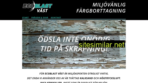 ecoblastvast.se alternative sites