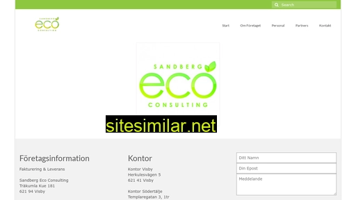 ecosandberg.se alternative sites